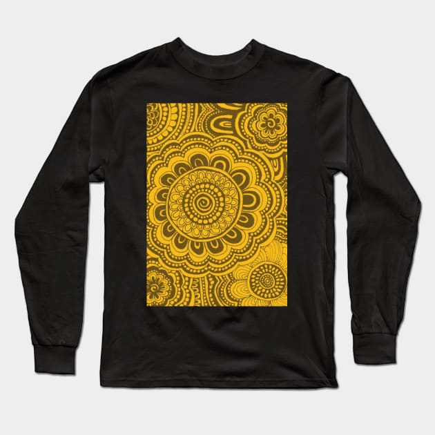 Bumblebee Anemone Flowers Long Sleeve T-Shirt by AmyMinori